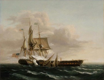 トーマス・バーチ 憲法とゲリエール海戦の間の交戦 Oil Paintings
